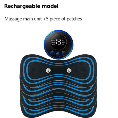 EMS Neck Massage 8 Mode 19 Gears Electric Pulse Neck Massager Relieve Muscle Fatigue Tools Relax For Men&Women