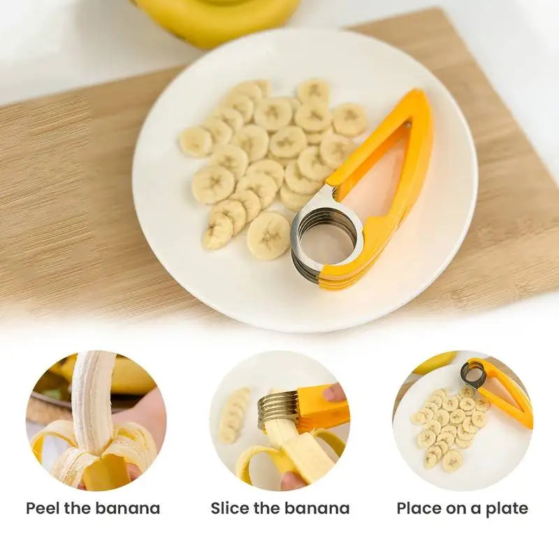 Multifunctional Vegetable Chopper Banana Cucumber Slicer Portable Manual Fruit & Vegetable Cutter Kitchen Gadgets For Home Use