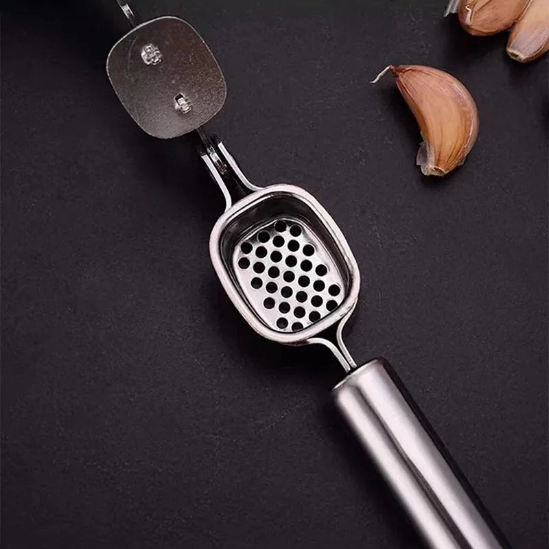 Professional Kitchen Stainless Steel Garlic Press Mincer