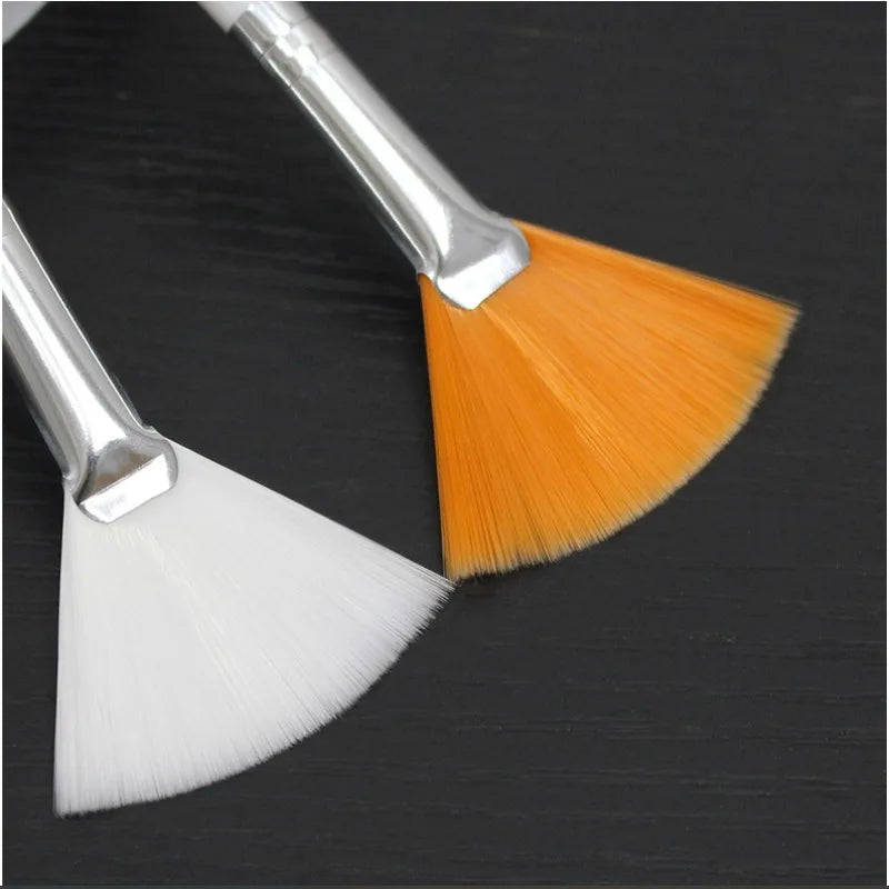 1/3PCS Practical Facial Brushes Fan Makeup Brushes Soft Portable Mask Brushes Cosmetic Tools for Women Ladies Girls Tools set